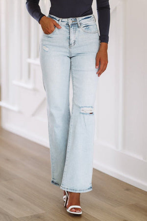 HAZEL & OLIVE 90's Vintage Jeans - Light Wash