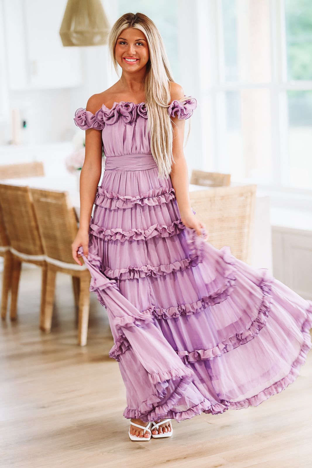 The Versatility of the Lavender Maxi Dress