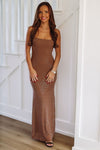 HAZEL & OLIVE Always Worth It Maxi Dress - Mocha