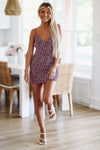 HAZEL & OLIVE Be True Mini Dress - Black and Pink