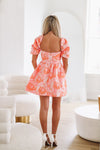 HAZEL & OLIVE Birds Of Paradise Mini Dress - Pink