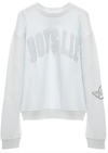 HAZEL & OLIVE Boys Lie Icy Blue Kara Crewneck - Light Blue