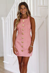 HAZEL & OLIVE Buy The Flowers Mini Dress - Pink