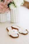 HAZEL & OLIVE Caught in the Moment Sandals - White