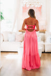 HAZEL & OLIVE Caviar Dreams Maxi Dress - Pink