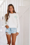 HAZEL & OLIVE Cocktail Club Sweatshirt - Heather Grey