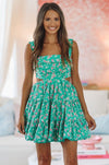 HAZEL & OLIVE DeLuxe It Up Sundress - Green