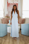 HAZEL & OLIVE Desert Twilight Maxi Dress - Blue