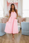 HAZEL & OLIVE Destene Maxi Dress - Pink