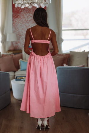 HAZEL & OLIVE Destene Maxi Dress - Pink