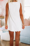 HAZEL & OLIVE Dreaming of Us Mini Dress - White