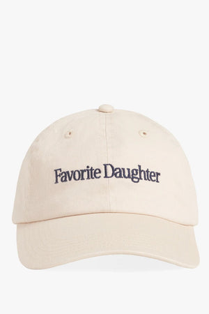 HAZEL & OLIVE Favorite Daughter Classic Logo Baseball Hat -Khaki