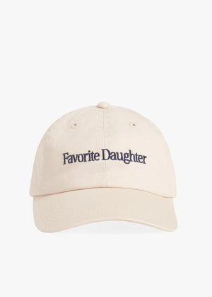 HAZEL & OLIVE Favorite Daughter Classic Logo Baseball Hat -Khaki