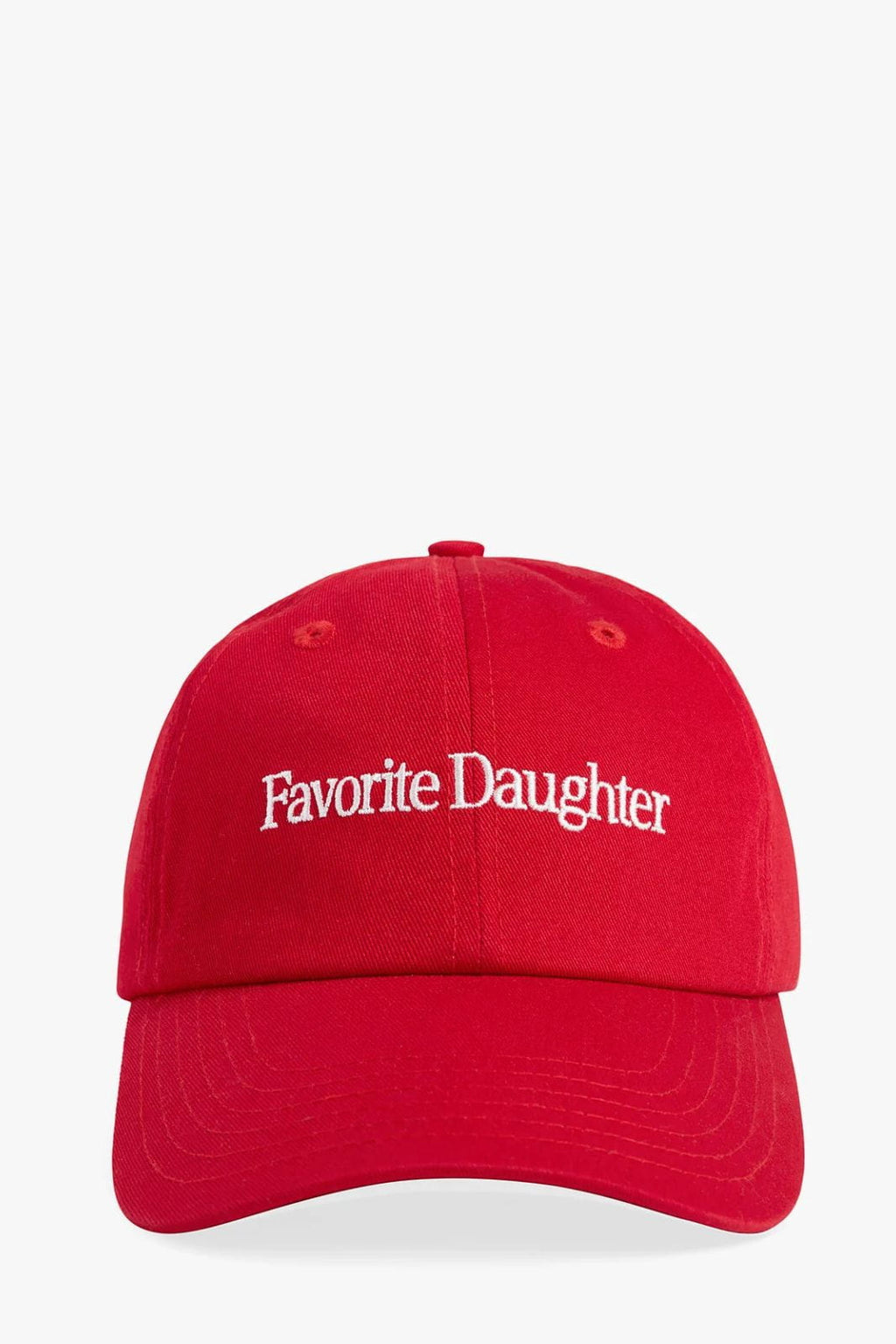 HAZEL & OLIVE Favorite Daughter Classic Logo Baseball Hat - Red