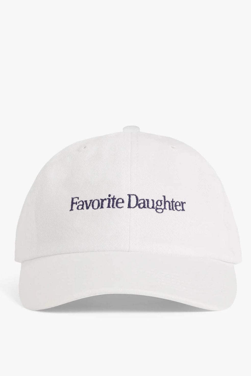 HAZEL & OLIVE Favorite Daughter Classic Logo Baseball Hat - White