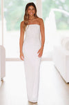 HAZEL & OLIVE Feeling Epic Maxi Dress - White