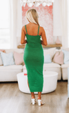 HAZEL & OLIVE Find Me on the Yacht Midi Dress - Green