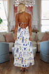 HAZEL & OLIVE Headed to the Maldives Maxi Dress - White