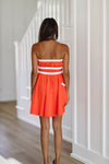 HAZEL & OLIVE Here I Am Mini Dress - Orange