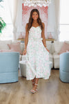 HAZEL & OLIVE Hibiscus Maxi Dress - Rose Pink