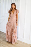 HAZEL & OLIVE In Too Deep Maxi Dress - Dusty Rose