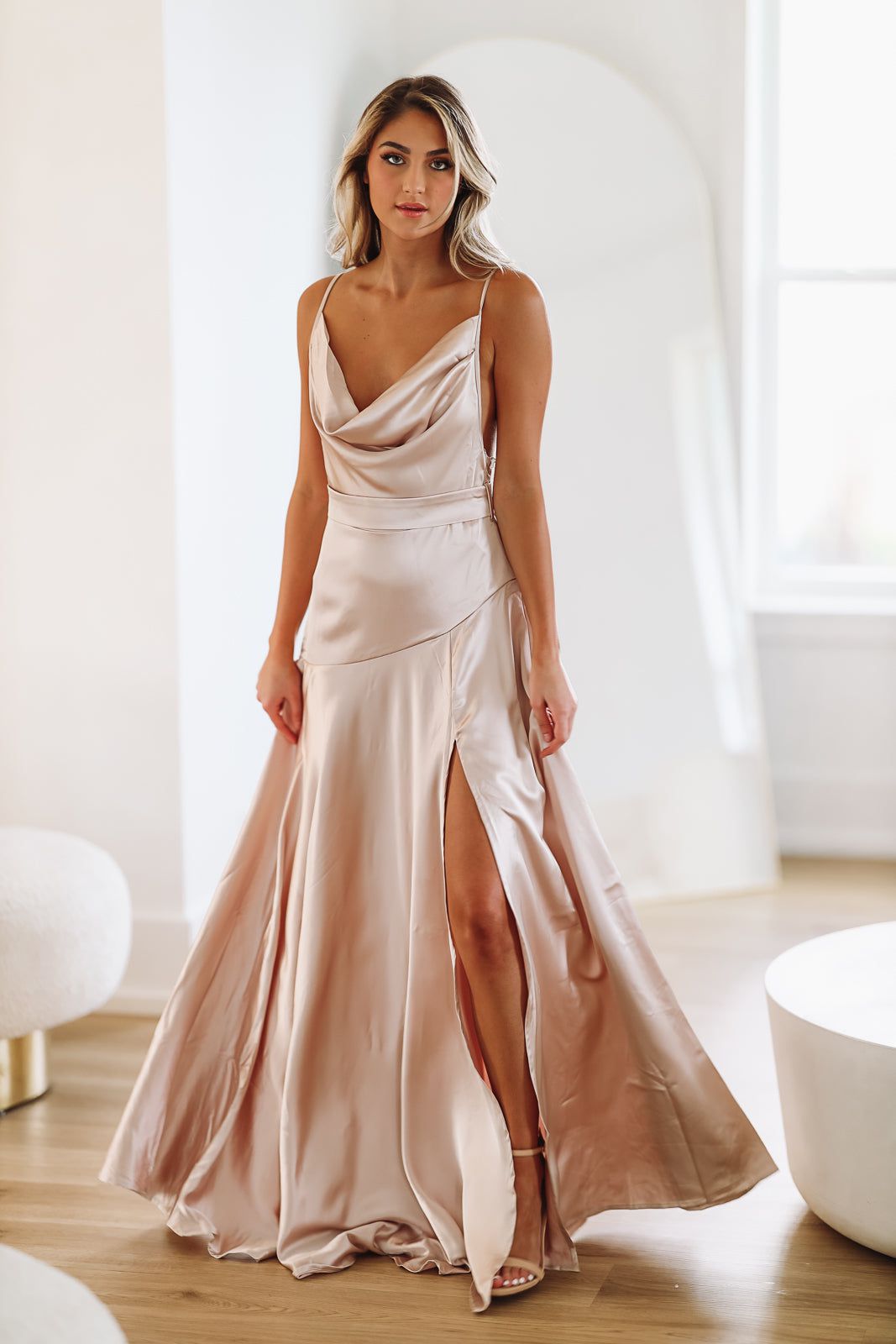 Jaded Maxi Dress Champagne