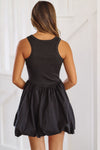 HAZEL & OLIVE Just Stopping By Mini Dress - Black