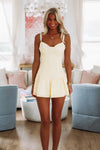 HAZEL & OLIVE Lemon Pops Mini Dress - Yellow