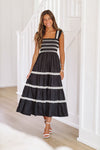 HAZEL & OLIVE Lola in Black Maxi Dress - Black