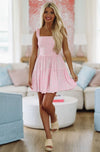 HAZEL & OLIVE Luv Letters Mini Dress - Pink