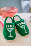 HAZEL & OLIVE Martini Slippers - Green