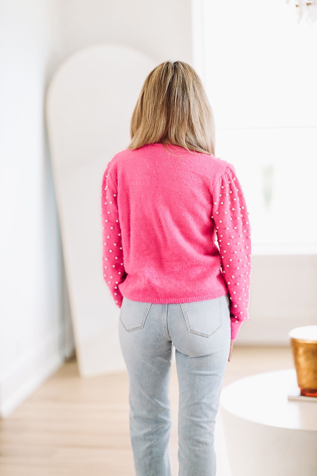 Pearl sweater outlet pink