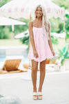 HAZEL & OLIVE Pink Horizon Mini Dress - Pink