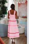 HAZEL & OLIVE Pink Is Fine By Me Maxi Dress - Pink