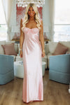 HAZEL & OLIVE Pink Lace Maxi Dress - Pink