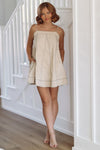 HAZEL & OLIVE Play My Favorite Song Mini Dress - Taupe