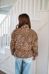 HAZEL & OLIVE Rawr Puffer Jacket - Leopard