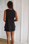 HAZEL & OLIVE Real Love Mini Dress - Black