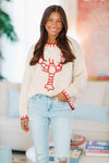 HAZEL & OLIVE Rock Lobster Sweater - Ecru