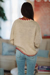 HAZEL & OLIVE Rock Lobster Sweater - Ecru