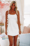 HAZEL & OLIVE Say Yes Mini Dress - White