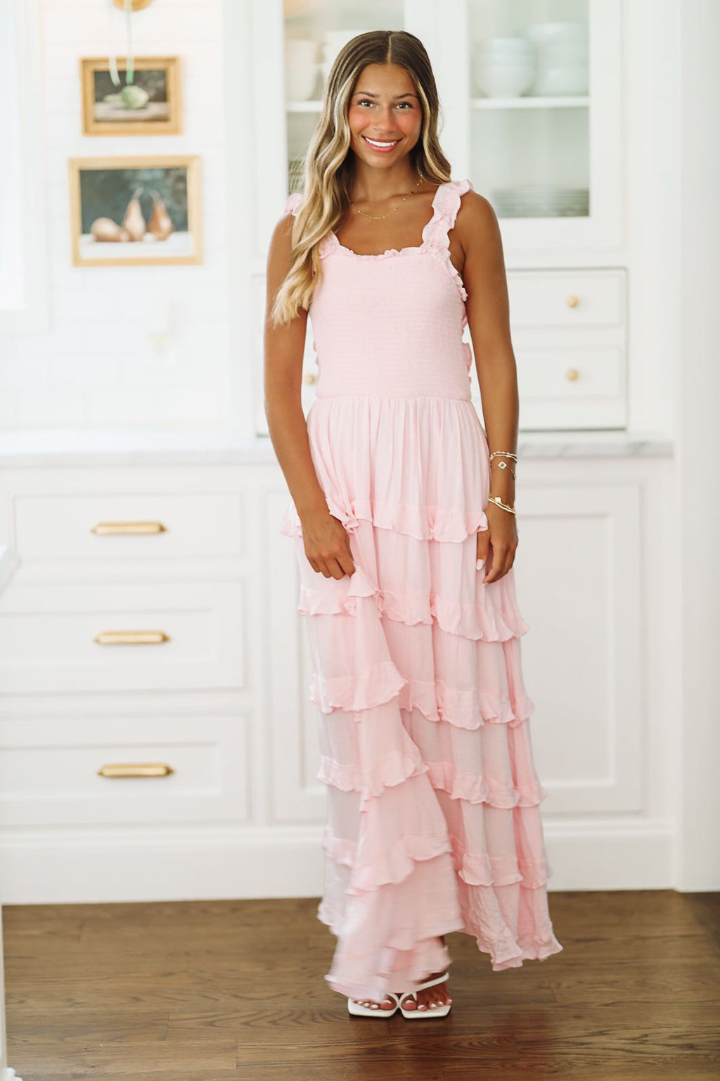 HAZEL & OLIVE Slice of Heaven Maxi Dress - Pink