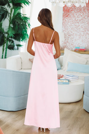 HAZEL & OLIVE Sweet in Pink Maxi Dress - Pink