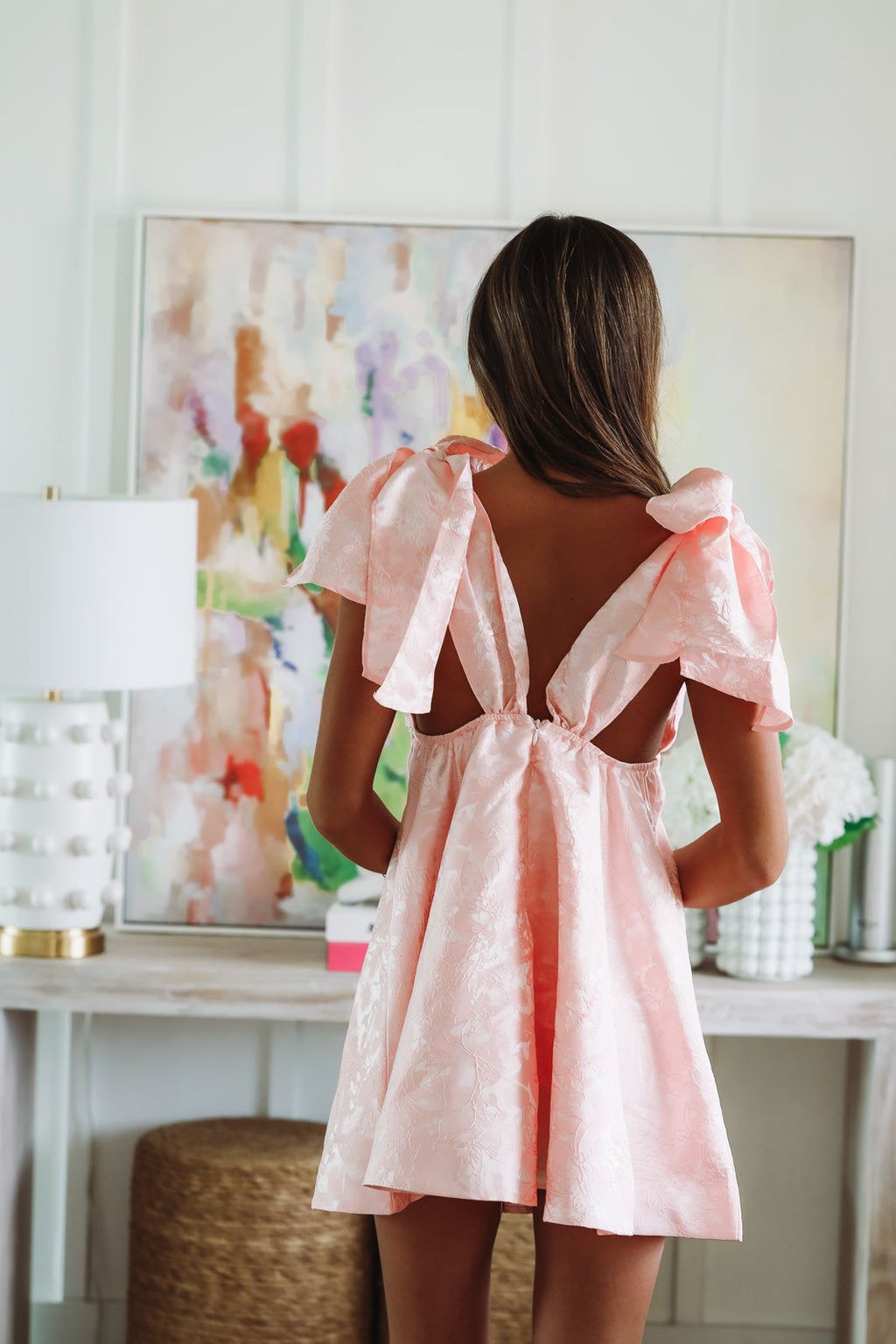 HAZEL & OLIVE Take the Date Mini Dress - Pink