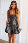 HAZEL & OLIVE Tell Them About Me Mini Dress - Black