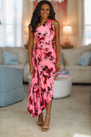 HAZEL & OLIVE What Dreams Are Made of Floral Maxi Dress - Pink