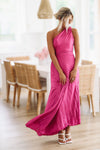 HAZEL & OLIVE What Dreams Are Made of Maxi Dress - Magenta Pink