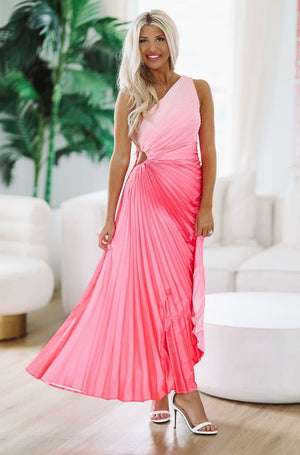 HAZEL & OLIVE What Dreams Are Made of Maxi Dress - Pink